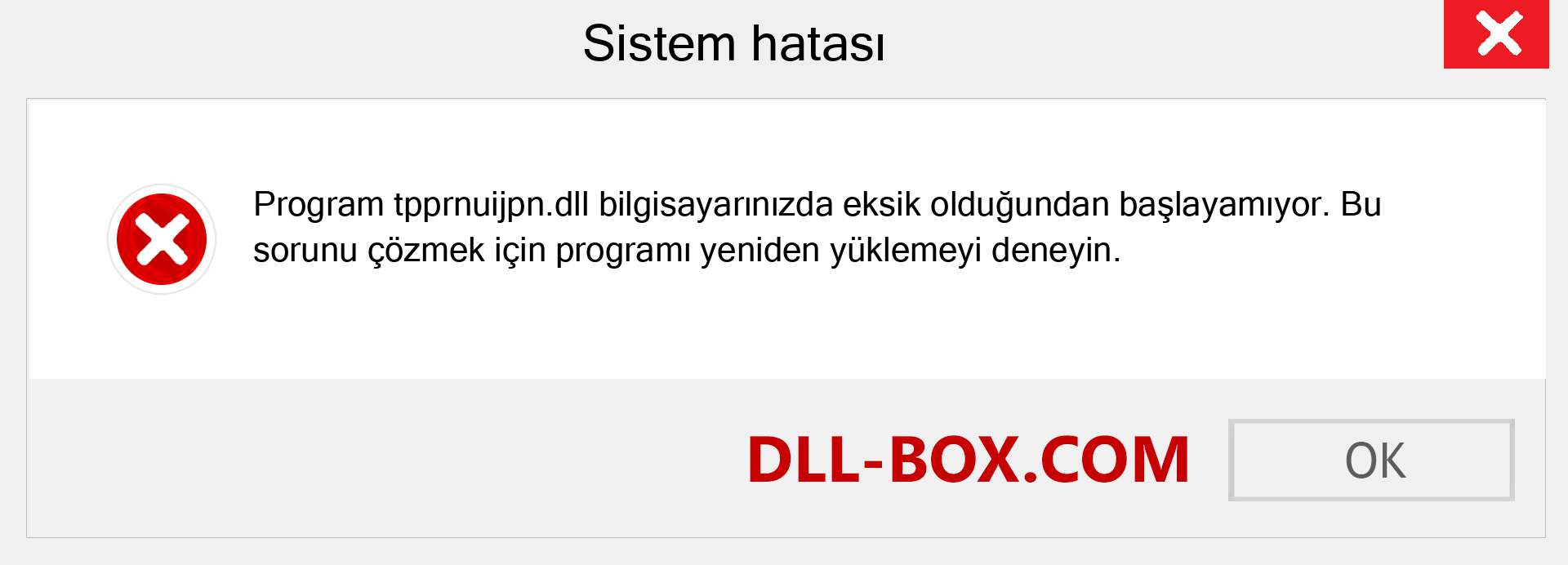 tpprnuijpn.dll dosyası eksik mi? Windows 7, 8, 10 için İndirin - Windows'ta tpprnuijpn dll Eksik Hatasını Düzeltin, fotoğraflar, resimler